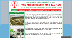 Desktop Screenshot of congchungtaynam.com