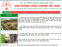 Tablet Screenshot of congchungtaynam.com